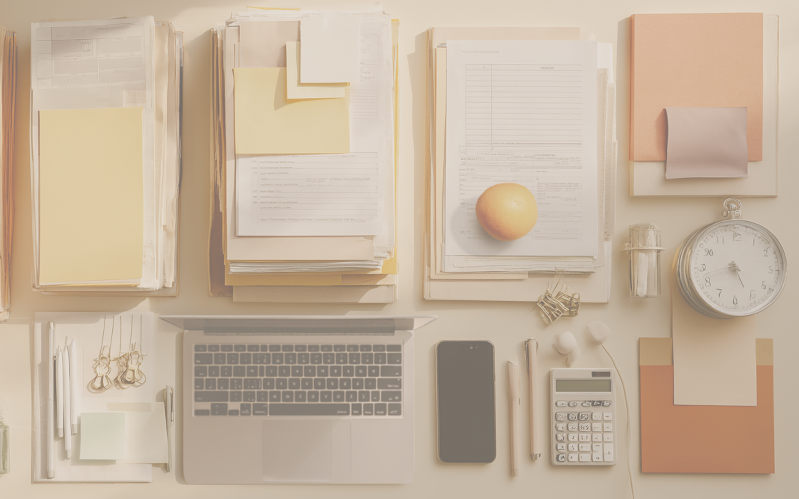 Laptop and notebook used to compare senior living options